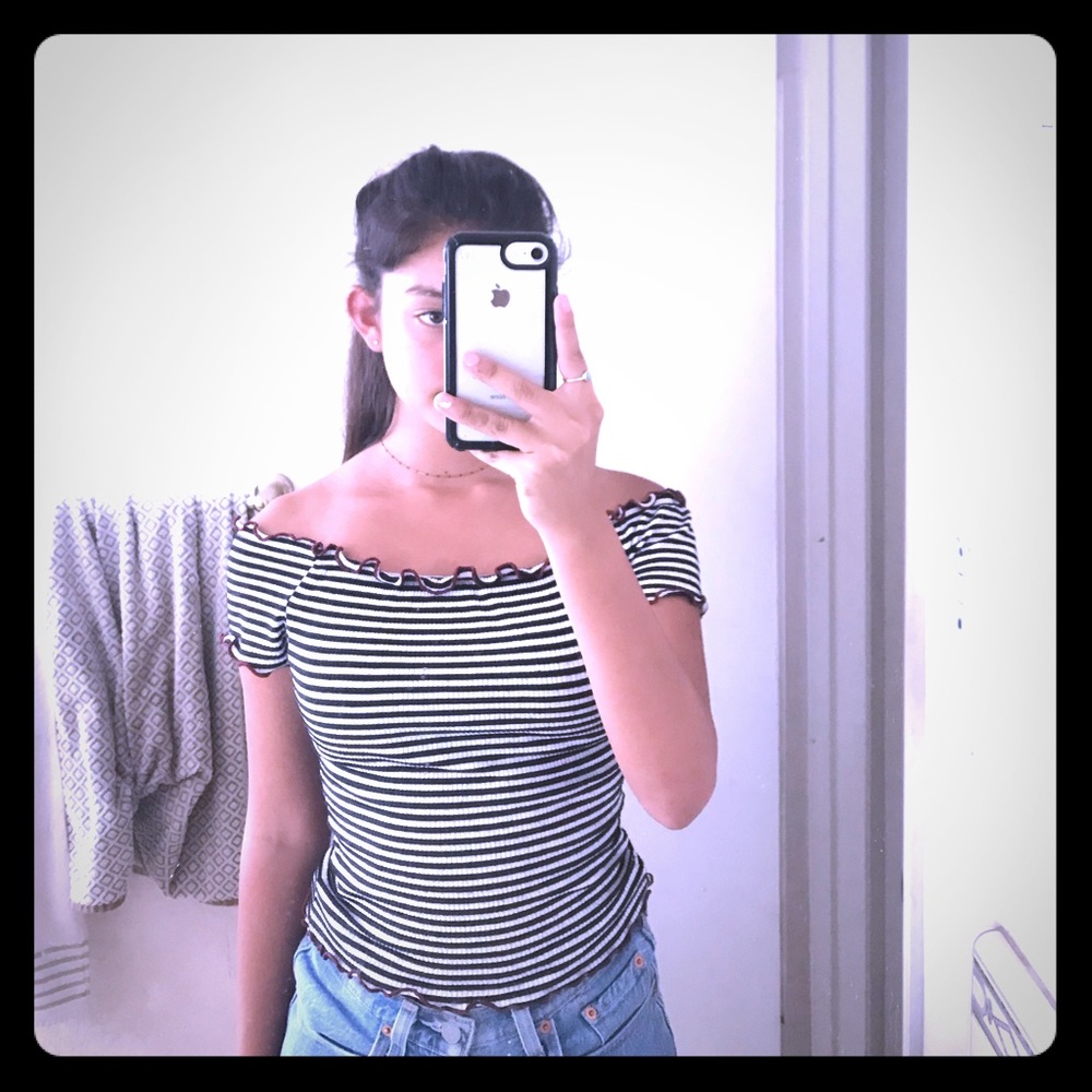off the shoulder top